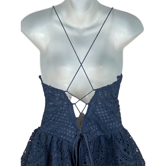 Mendoza Dress in Navy Blue - Size M  10 - Picture 3 of 7